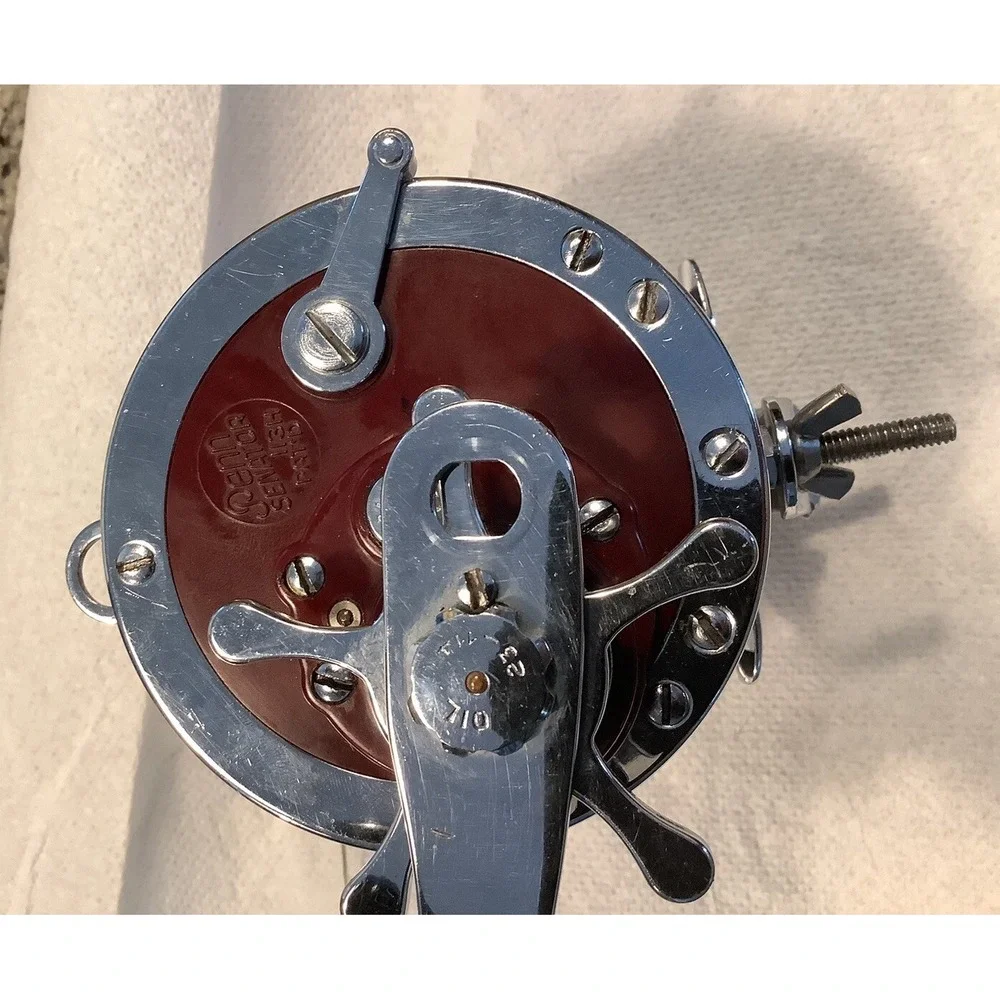 VINTAGE PENN SPECIAL SENATOR 113HL 4/0 50TH ANNIVERSARY FISHING REEL SWEEEEET